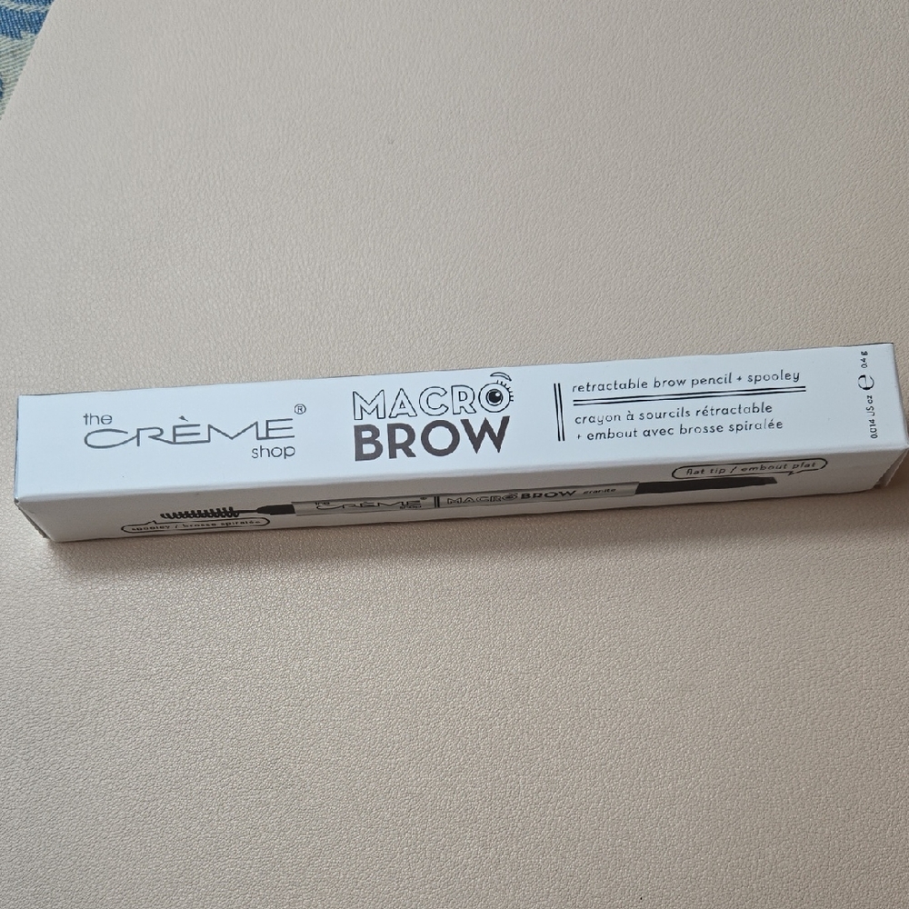 The Crème Shop Macro Brow Pencil- GRANITE